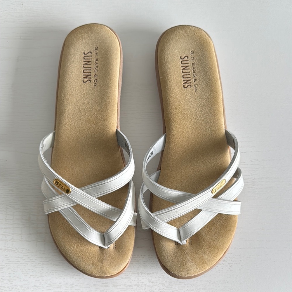 G.H Bass White Women's Sandals
